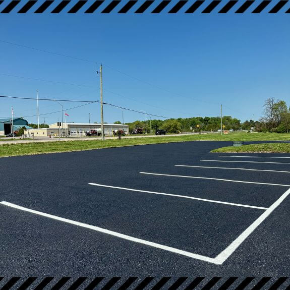 Asphalt sealing for dealerships contractor