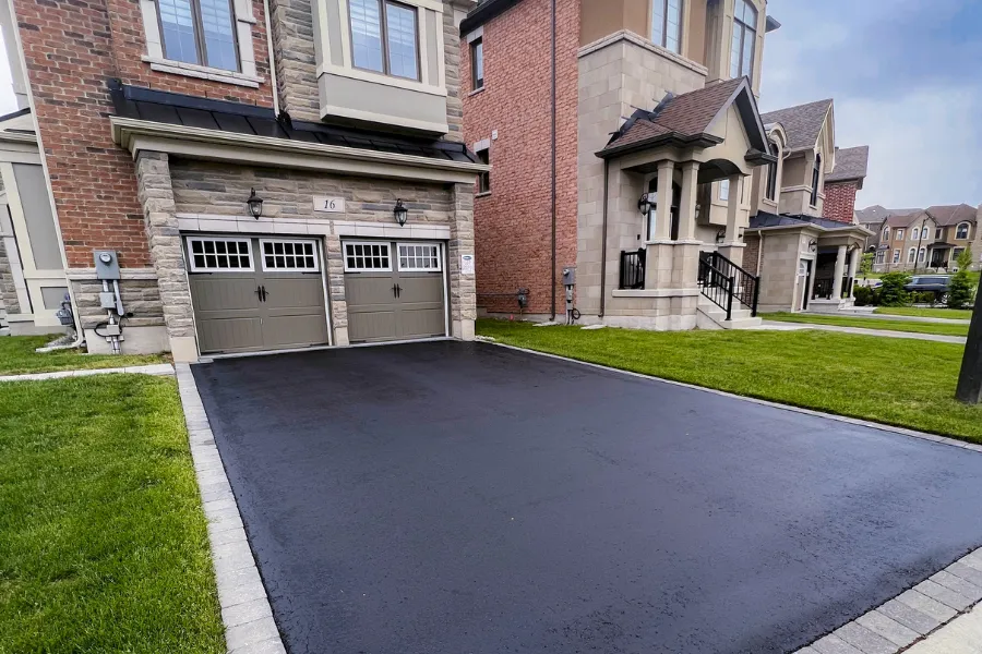Brampton house driveway transformation
