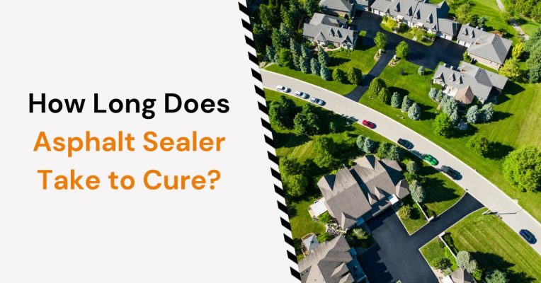 asphalt curing process driveway sealing