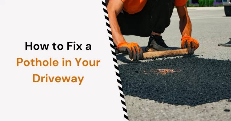 asphalt pothole driveway fix tips