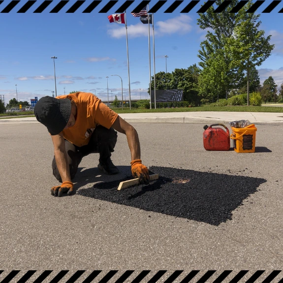 asphalt repair process