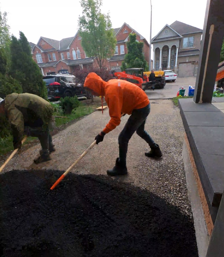 asphalt sealing asphalt spread