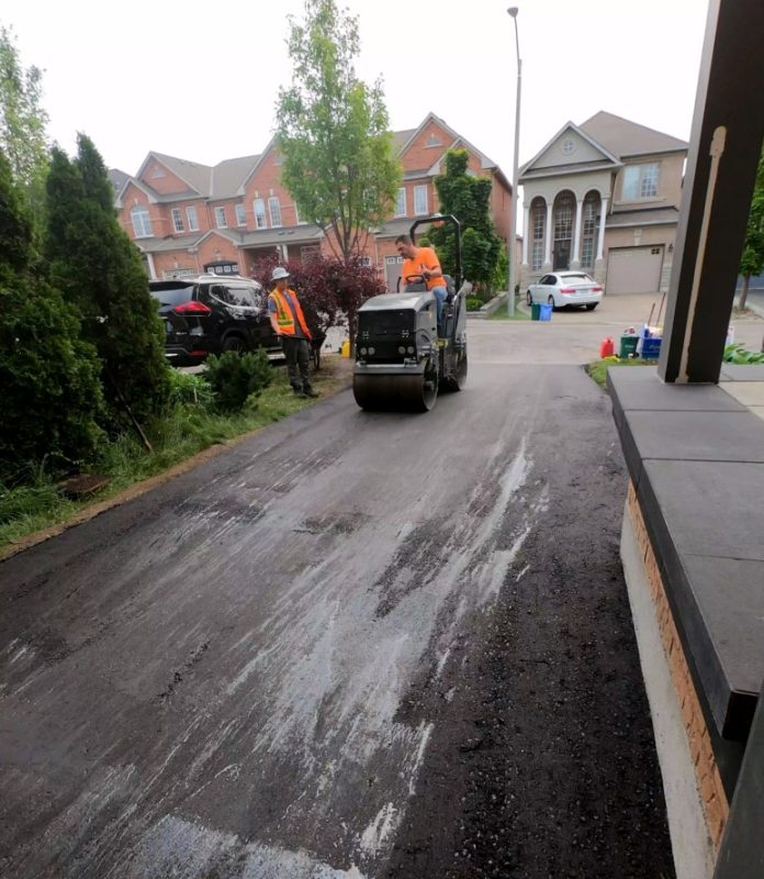 Maple Driveway Paving Project Asphalt Sealing Your Trusted Local