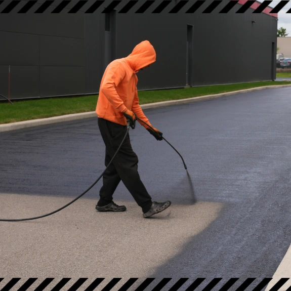 asphalt sealing for parking lots