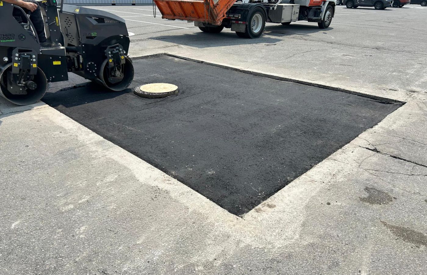 commercial asphalt repair method comparison