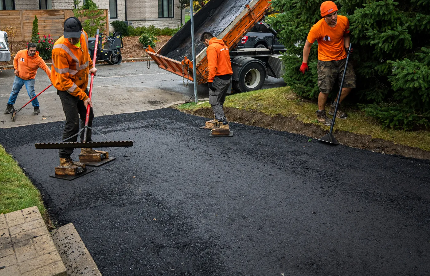 different asphalt sealing for driveways
