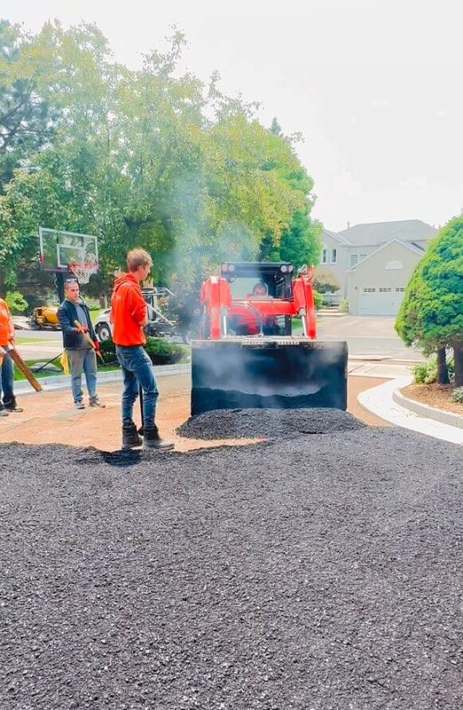 Vaughan Driveway Paving Project Asphalt Sealing