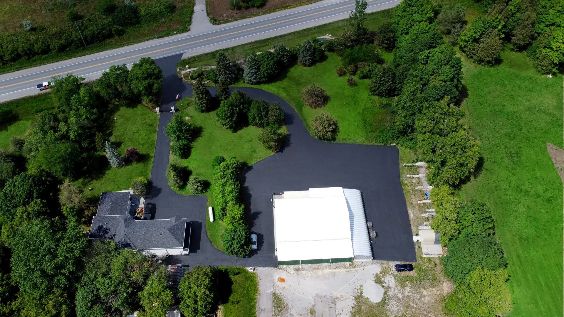 oil based sealcoat farm driveway protection