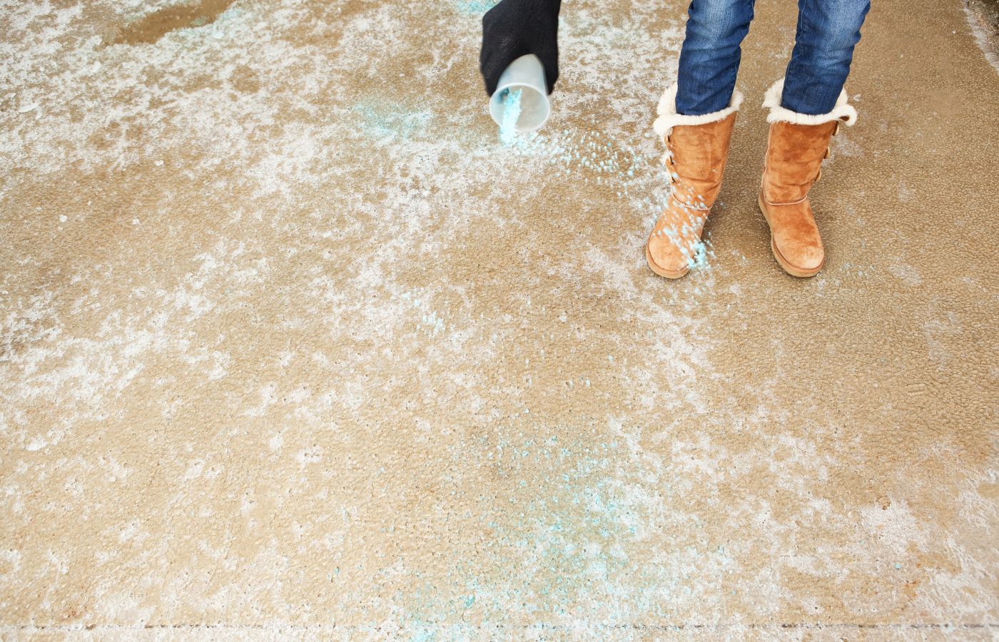 preventing salt damage driveway longevity winter
