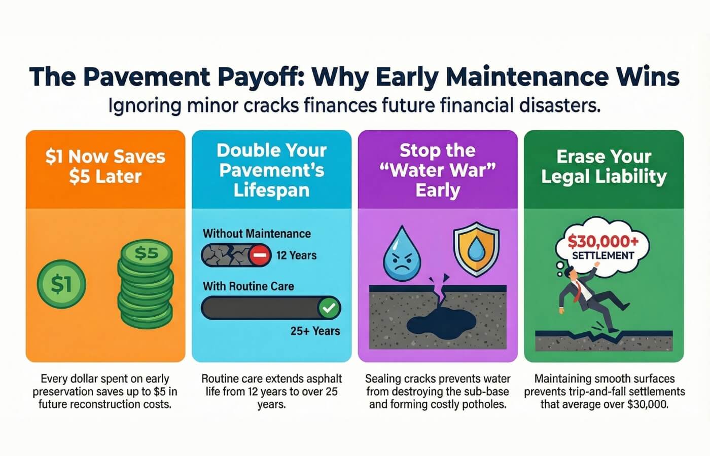 proactive pavement maintenance benefits financial and safety benefits of proactive pavement maintenance.