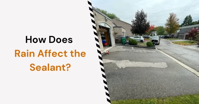 rain affect asphalt sealant